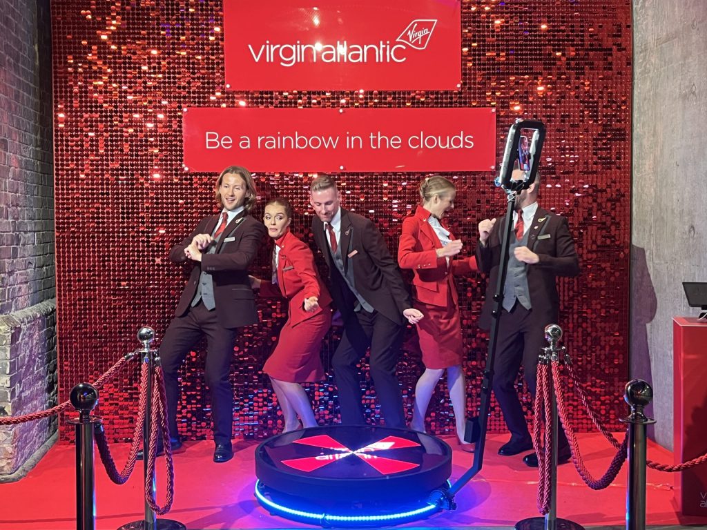 Video Booths 360 x Virgin Atlantic Shine at the 2025 Attitude Awards